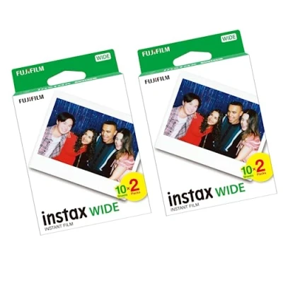 Afbeelding van Fujifilm Fuji Instax Wide, instant foto, set van 2 (40 vellen) voor Polaroid 300 210 200 100 camera