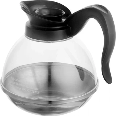 Afbeelding van Koffiekan Glas/RVS 1,8L (M/Deksel) 330003