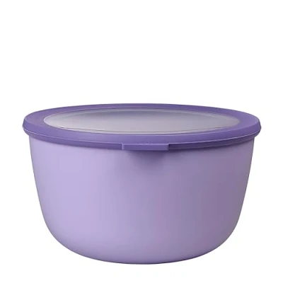 Image de Mepal Bol Multifonction Cirqula Rond Boîte Conservation Alimentaire avec Couvercle Convient comme de Hermétique pour le Réfrigérateur, Micro ondes &amp; Congélateur 3000 ml Vivid lilac
