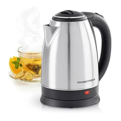 Afbeelding van GOURMETmaxx waterkoker 1.8l roestvrij staal
