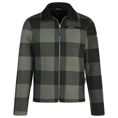 Afbeelding van STØRVIK London Houthakkers Fleece Jas Lumberjack Teddy Vest Maat 2XL Groen