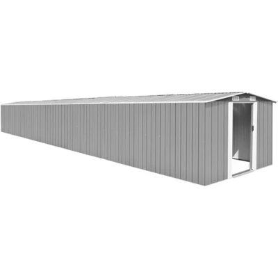 Afbeelding van Tuinschuur 257x990x181 cm gegalvaniseerd staal grijs