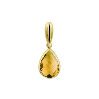 Afbeelding van Marie Celeste hanger citrien goud