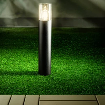 Afbeelding van CGC Lighting buiten tuin Terminal Pole Armatuur lantaarn paden E27 IP54 (zwart M)