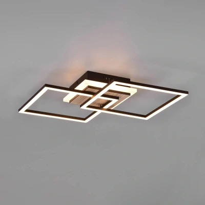 Afbeelding van LED plafondlamp Giro 3 lamps hoekig afstandsb.