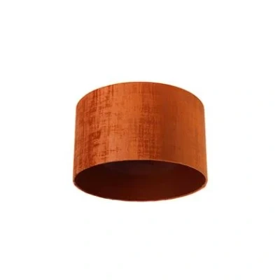 Afbeelding van QAZQA Velours lampenkap rood 353520