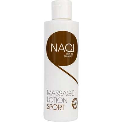 Afbeelding van NAQI® Massage lotion Sport 200 ml hypoallergeen olierijk langdurige (sport) massages huidverzorgend waterafwasbaar