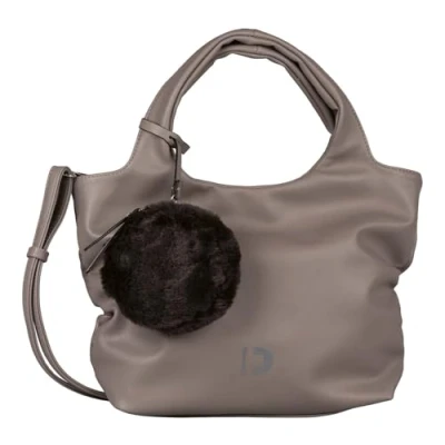 Afbeelding van TOM TAILOR Schoudertas Nila Zip Shopper Dark Grey Donkergrijs