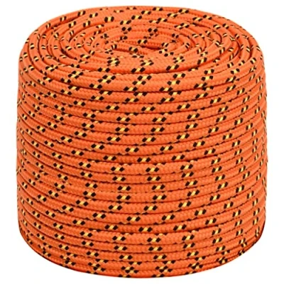 Afbeelding van vidaXL Boottouw oranje 8mm 100m polypropyleen