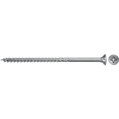 Afbeelding van Fischer Power Fast II 670500 Spaanplaatschroeven 6 mm 100 Kruiskop Pozidriv Staal Galvanisch verzinkt stuk(s)