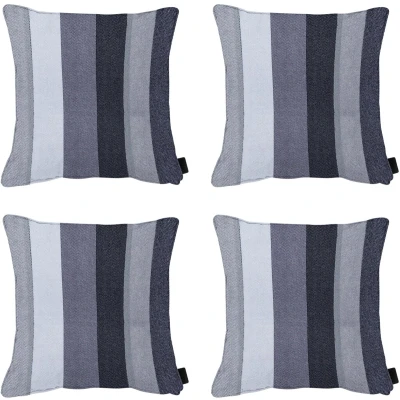 Afbeelding van Madison Sierkussen met paspel 50x50 Victoria grey 4 stuks