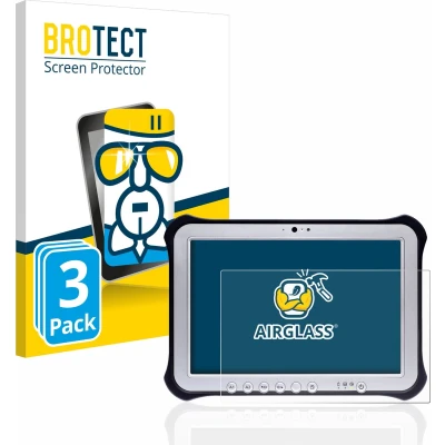 Afbeelding van BROTECT Screenprotector voor Panasonic Toughpad FZ G1 Folie Beschermfolie Beschermglas transparant (3 Stuks)