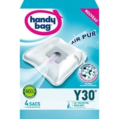 Image de Handy bag y30 sac aspirateur microfibre anti allergène + filtre moteur lg v3310