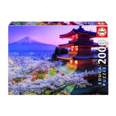 Afbeelding van Puzzel Educa Mount Fuji Japan 2000 Onderdelen