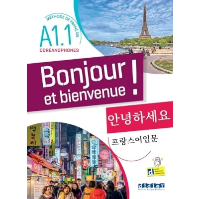 Afbeelding van BONJOUR ET BIENVENUE A1.1 COREANOPHONES LIVRE CAHIER + APPLI