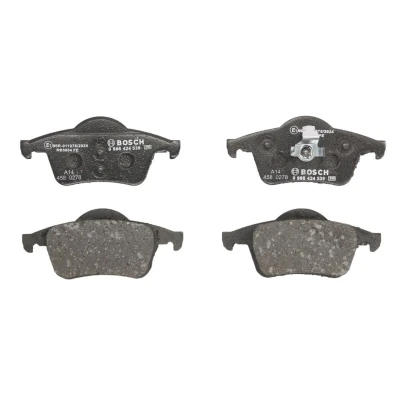 Afbeelding van BOSCH 0 986 424 539 Remblokkenset Low Metallic Met plunjerclip VOLVO: XC70 I Cross Country, S60 I, V70 2