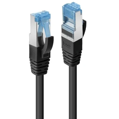 Afbeelding van LINDY 47175 RJ45 Netwerkkabel, patchkabel CAT 6A S/FTP 0.30 m Zwart 1 stuk(s)