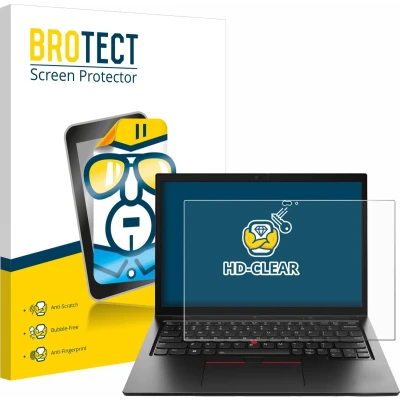 Afbeelding van BROTECT Screenprotector voor Lenovo ThinkPad L13 Yoga Gen 4 Folie Beschermfolie transparant