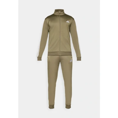 Afbeelding van adidas Sportswear SET Trainingspak, Heren, Maat: XS, Olive strata/white