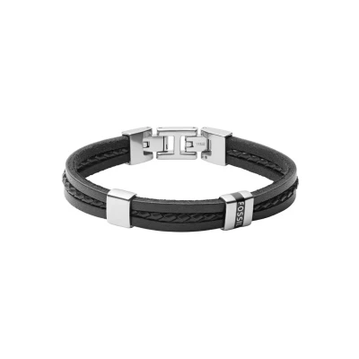 Afbeelding van Fossil heren Armband van leer JF03686040