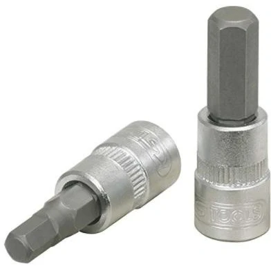 Afbeelding van KS TOOLS 911.1441 Steeksleutelelement DIN 3120, ISO 1174, 7422 8,0 Chroom vanadium staal Binnen zeszijdig gekarteld
