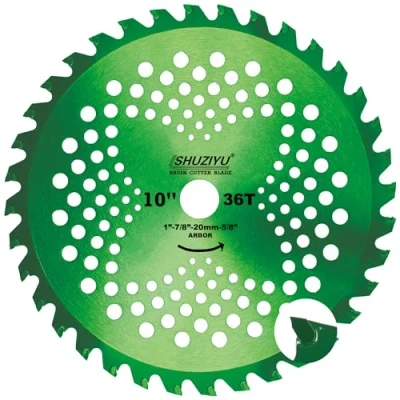Afbeelding van LSHUZIYU, 254 mm 36T. 25,4 paviljoen met 22,23 20 16 sluitring, hardmetalen punt, trimmersnijder, bosmaaier.