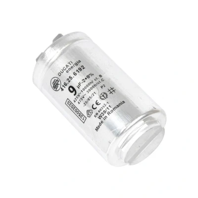 Afbeelding van Electrolux AEG 1250020227 condensator droogkast 9,0UF ,9MF ducati