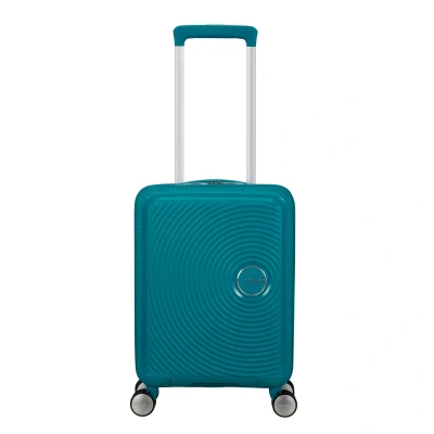 Afbeelding van American Tourister Soundbox Mini Spinner 47 deep teal Harde Koffer