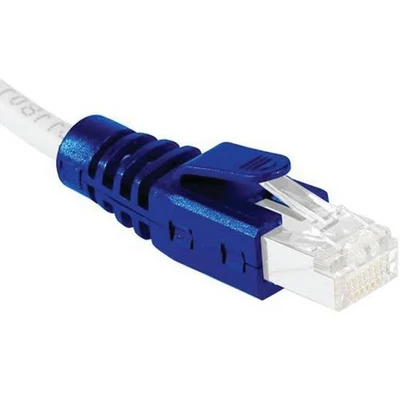 Afbeelding van Exertis Connect Knikbeschermingshuls Voor RJ45 stekkers, 10 stuks, Blauw het plaatsen van de knikbescherming (Stekkers en connectoren), Kabelaccessoires,