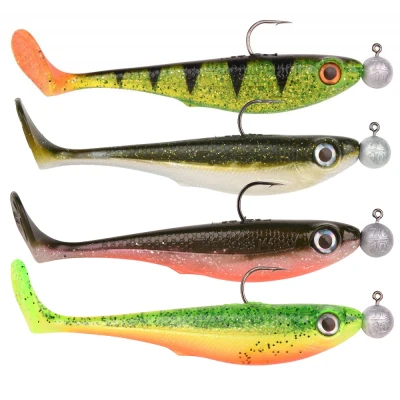 Afbeelding van Spro Iris The Boss To Go Shad UV Olive 14cm (10g) (7/0)