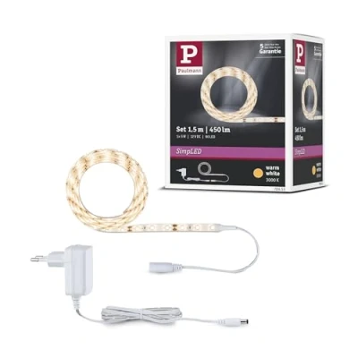 Afbeelding van Paulmann FN SimpLED 78953 LED strip Met connector (male) 12 V 1.5 m Warmwit 1 stuk(s)