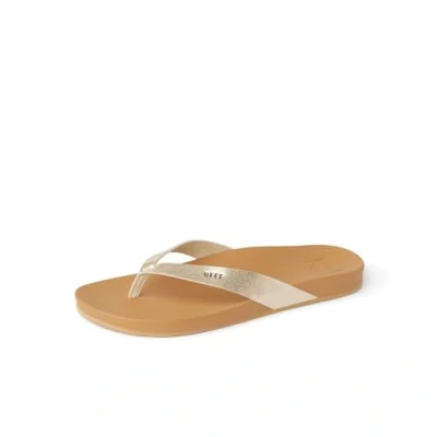 Afbeelding van Reef Cushion Court GOUD Teensandalen, Dames, Maat: 38.5, Brown Kunststof