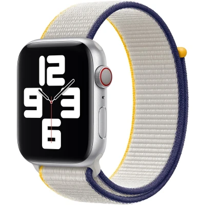 Afbeelding van Apple origineel Sport Loop Watch 42mm / 44mm 45mm 49mm Sea Salt MJFY3ZM/A