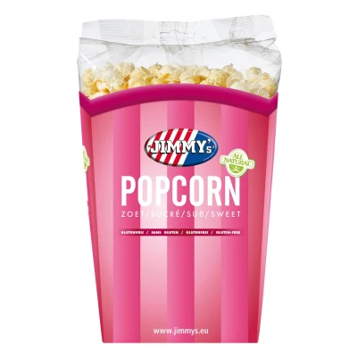 Afbeelding van Jimmy&#039;s Popcorn Zoet 140 Gram