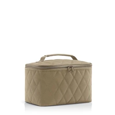 Afbeelding van Reisenthel Cosmetic Case Toilettas 4L Rhombus Olive Groen