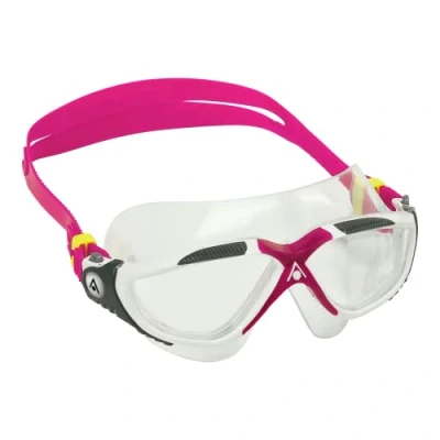 Afbeelding van Aquasphere Vista Zwembril Volwassenen Clear Lens Wit/Roze