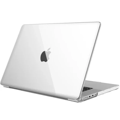Afbeelding van FINTIE beschermhoes compatibel met MacBook Pro 16 inch M1 / Max 2021 (model A2485) harde en dunne van lichte kunststof, transparant