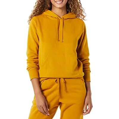 Image de Amazon Essentials Sweat à capuche en polaire (disponible grande taille) Women&#039;s, Brun Tabac, S