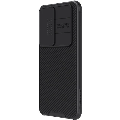 Afbeelding van Nillkin CamShield Magnetisch Hoesje Geschikt voor de Samsung Galaxy S24 Compatibel met MagSafe Camera Slider Back Cover Zwart