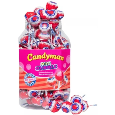 Afbeelding van Mister Bubble Kersen 100x