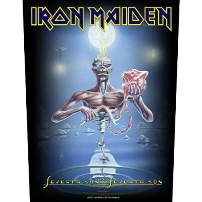 Afbeelding van Iron Maiden Seventh Son Rugpatch Zwart