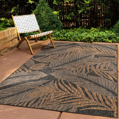 Afbeelding van Jute Buitenkleed Borealis Zwart/beige 200x280 Cm