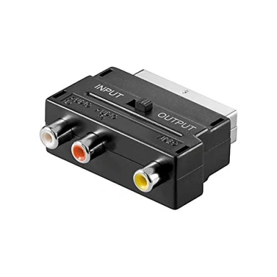 Afbeelding van Goobay Scart naar Composiet Audio Video Adapter, IN/OUT