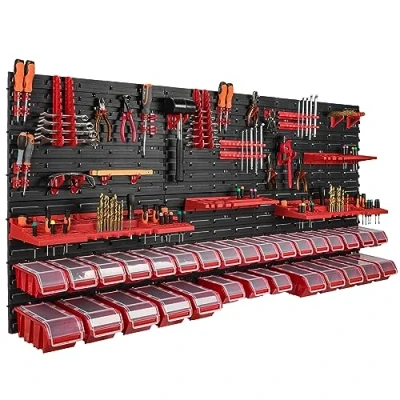 Afbeelding van Gereedschapswand 1152x780mm met 30 bakjes incl deksels