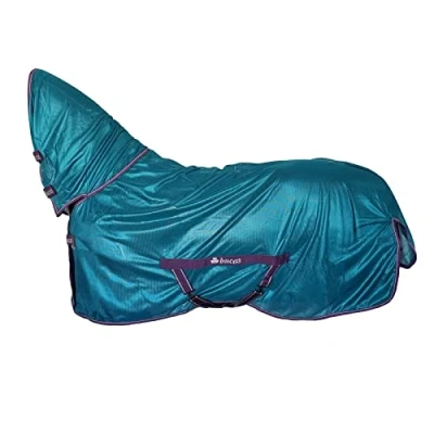 Afbeelding van Bucas Freedom Fly Sheet Full Neck Green/Violet