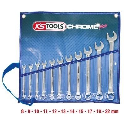 Afbeelding van KS Tools, Spanner, GEARplus Ratelringsleutelset (8 mm, 9 10 11 12 14 22 15 17 19 mm)