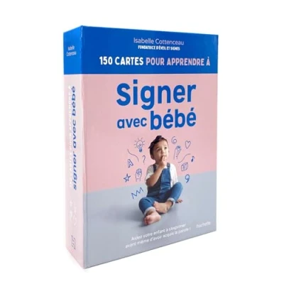 Afbeelding van 150 CARTES POUR APPRENDRE A SIGNER AVEC BEBE