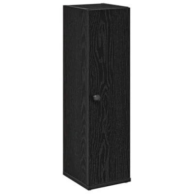 Afbeelding van Badkamerkast met rolhouder 20,5x22x72 cm zwart