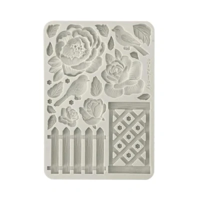 Afbeelding van Stamperia House of Roses A5 Silicon Mold Fence (KACMA559)
