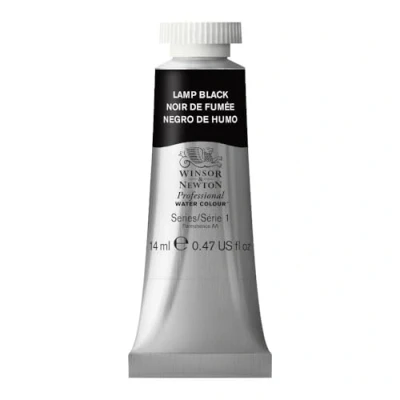 Afbeelding van Winsor &amp; Newton Professionele aquarel aquarelverf, hoge helderheid, lichtecht, archiefkwaliteit, tube van 14 ml, kleur rookzwart